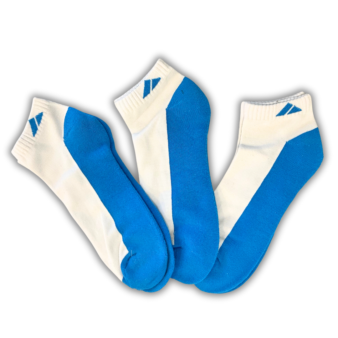 Buy white-blue GND Sports Socks 3pk
