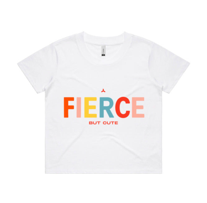 Buy white GND Fierce But Cute // Tee