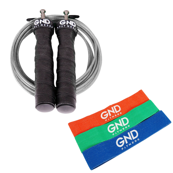 GND SR Skipping Rope & Resistance Booty Band // Pack