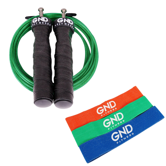 GND SR Skipping Rope & Resistance Booty Band // Pack