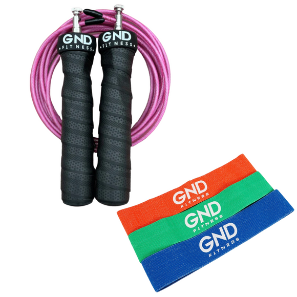 GND SR Skipping Rope & Resistance Booty Band // Pack