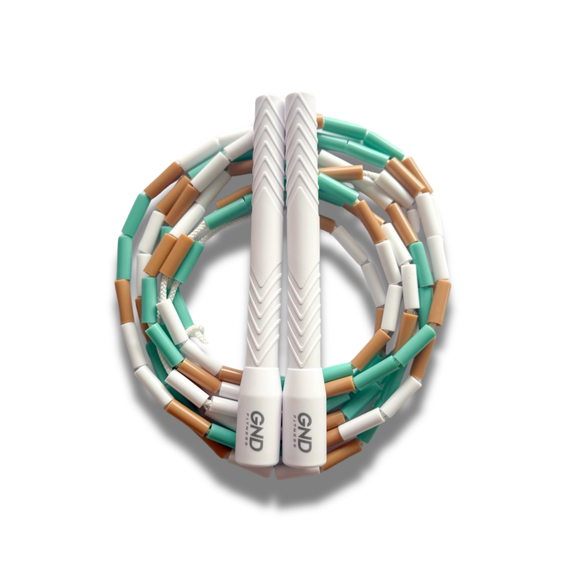 Custom Beaded Skipping Rope - Long Handle