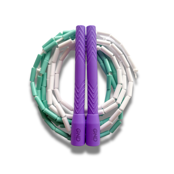 Custom Beaded Skipping Rope - Long Handle