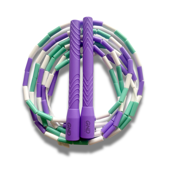 Custom Beaded Skipping Rope - Long Handle