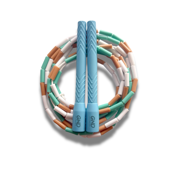 Custom Beaded Skipping Rope - Long Handle