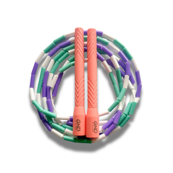 Custom Beaded Skipping Rope - Long Handle