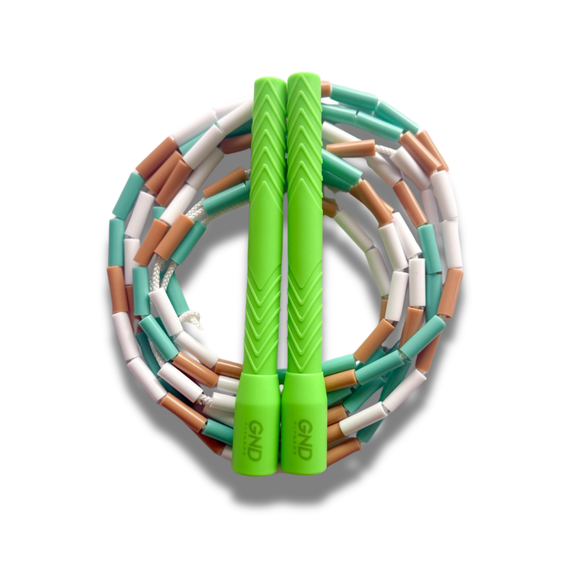 Custom Beaded Skipping Rope - Long Handle