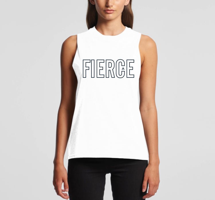 GND Fierce Tank // White - Apparel- GND Fitness