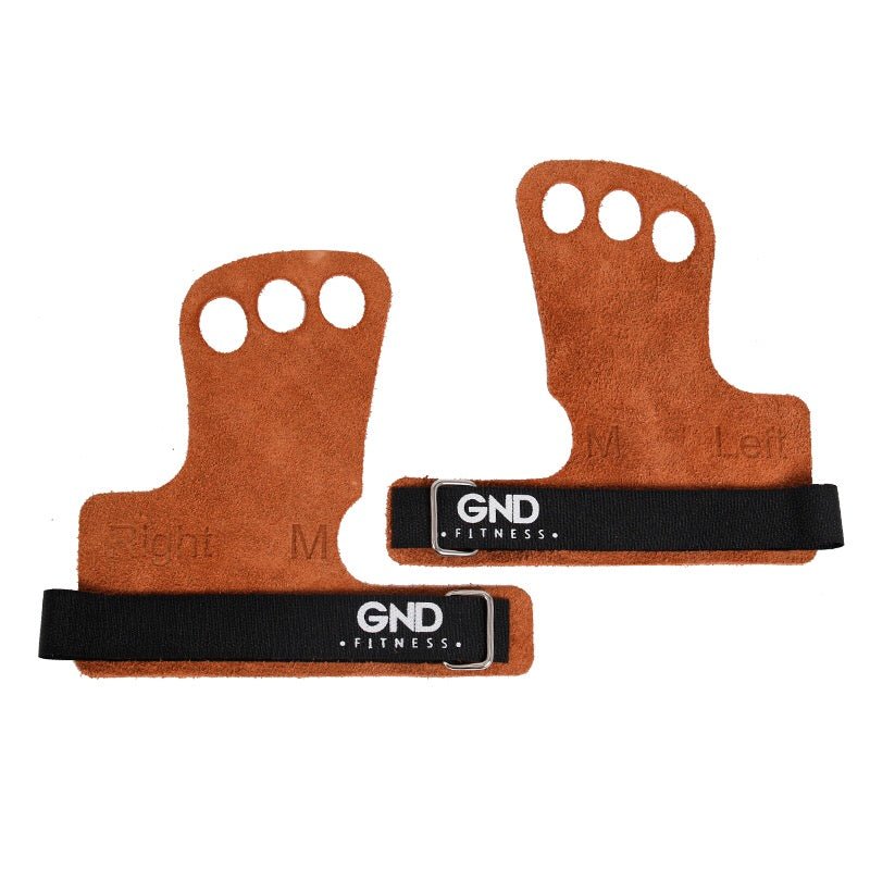 GND Grips // Brown Leather - Grips- GND Fitness