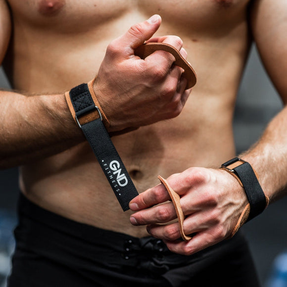 GND Grips // Brown Leather - Grips- GND Fitness