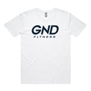 GND Mens Rep Tee // White - Apparel- GND Fitness