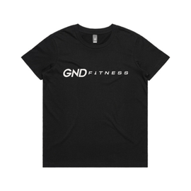 GND OG Womens Tee // Black - Apparel- GND Fitness