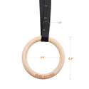 GND Replacement Wooden Gym Rings - 8