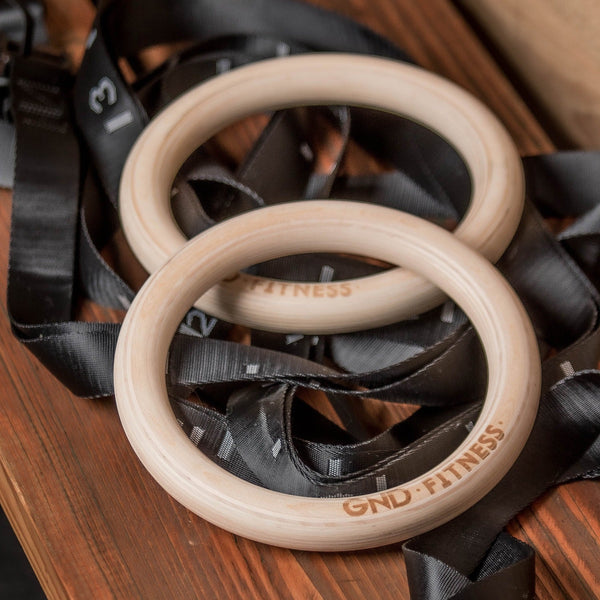 GND Replacement Wooden Gym Rings - 6