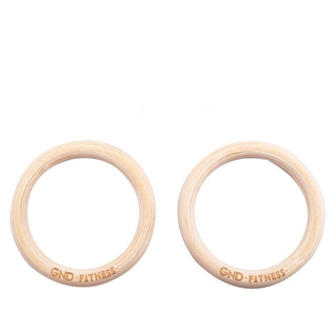GND Replacement Wooden Gym Rings - Gym Rings- GND Fitness