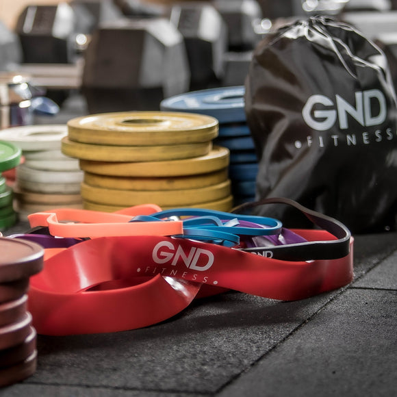 GND Resistance Band Pack // 5 Bands, Handles, Ankle Straps & Door Anchor - Resistance Band- GND Fitness