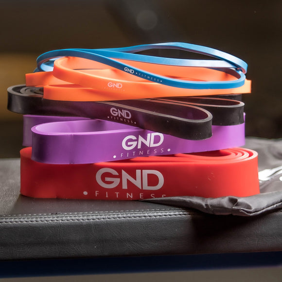 GND Resistance Band Pack // 5 Bands, Handles, Ankle Straps & Door Anchor - Resistance Band- GND Fitness