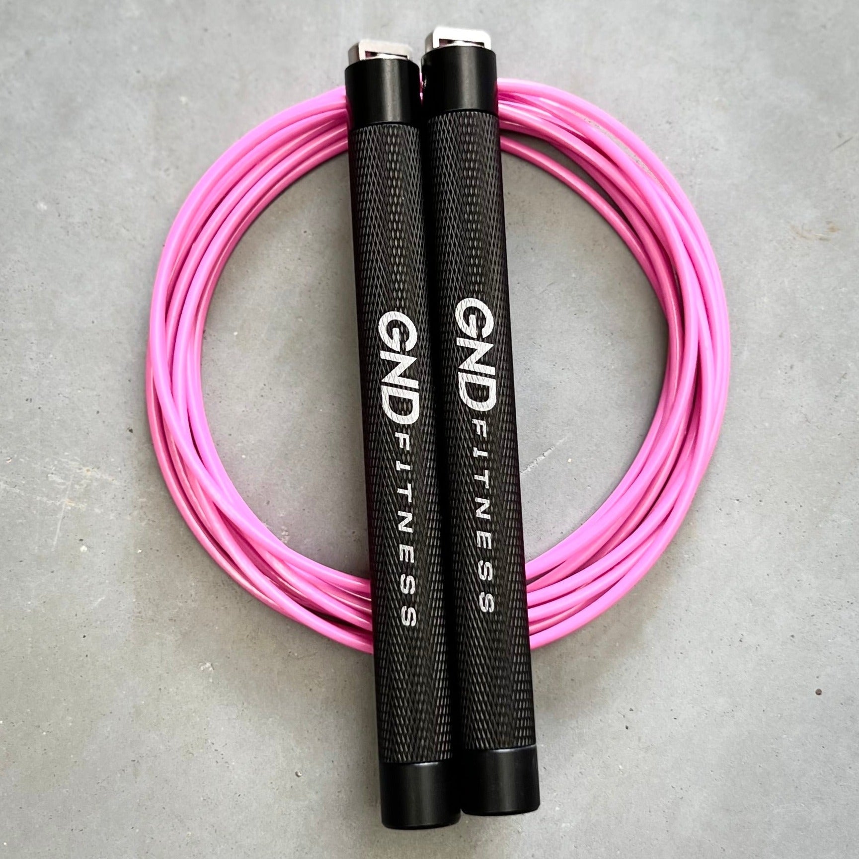 GND RF Alloy Speed Skipping Rope // Double Ball Bearing // Pink Punch - RF Skipping Rope- GND Fitness