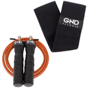 GND Skipping Rope & Fabric Booty Band // Pack - Skipping Rope & Hip Band- GND Fitness