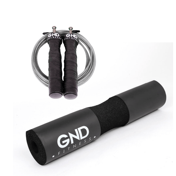 GND SR Skipping Rope & Barbell Pad // Pack - Skipping Rope- GND Fitness