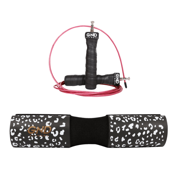 GND SR Skipping Rope & Barbell Pad // Pack - Skipping Rope- GND Fitness