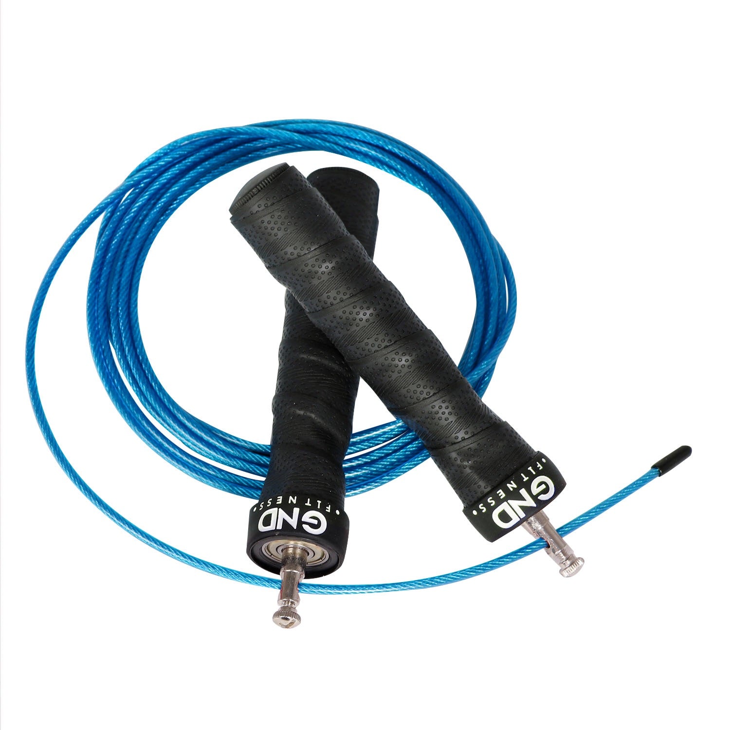 GND SR Speed Skipping Rope // Single Ball Bearing // Bullet Blue - SR Skipping Rope- GND Fitness
