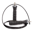 GND SR Speed Skipping Rope // Single Ball Bearing // Jet Black - SR Skipping Rope- GND Fitness