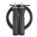 GND SR Speed Skipping Rope // Single Ball Bearing // Jet Black - SR Skipping Rope- GND Fitness