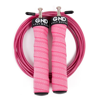 GND SR Speed Skipping Rope // Single Ball Bearing // Pretty Pink - SR Skipping Rope- GND Fitness