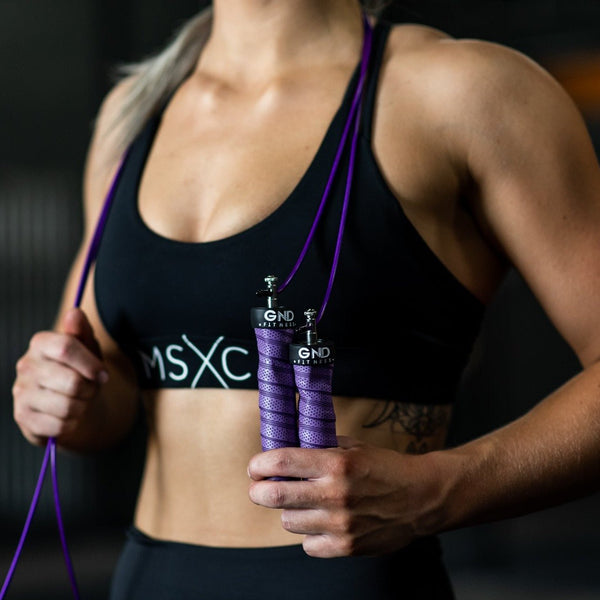 GND SR Speed Skipping Rope // Single Ball Bearing // Purple - 4