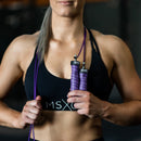 GND SR Speed Skipping Rope // Single Ball Bearing // Purple - SR Skipping Rope- GND Fitness