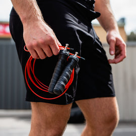 GND SR Speed Skipping Rope // Single Ball Bearing // Red Rocket - SR Skipping Rope- GND Fitness