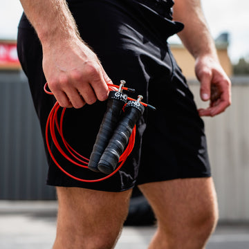 GND SR Speed Skipping Rope // Single Ball Bearing // Red Rocket - SR Skipping Rope- GND Fitness