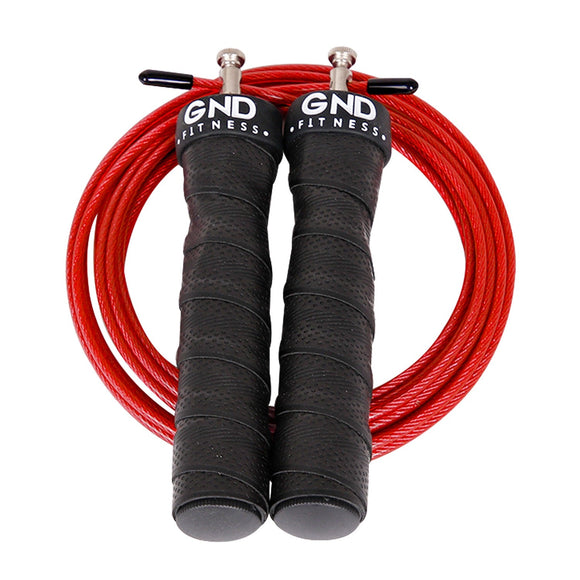 GND SR Speed Skipping Rope // Single Ball Bearing // Red Rocket - SR Skipping Rope- GND Fitness