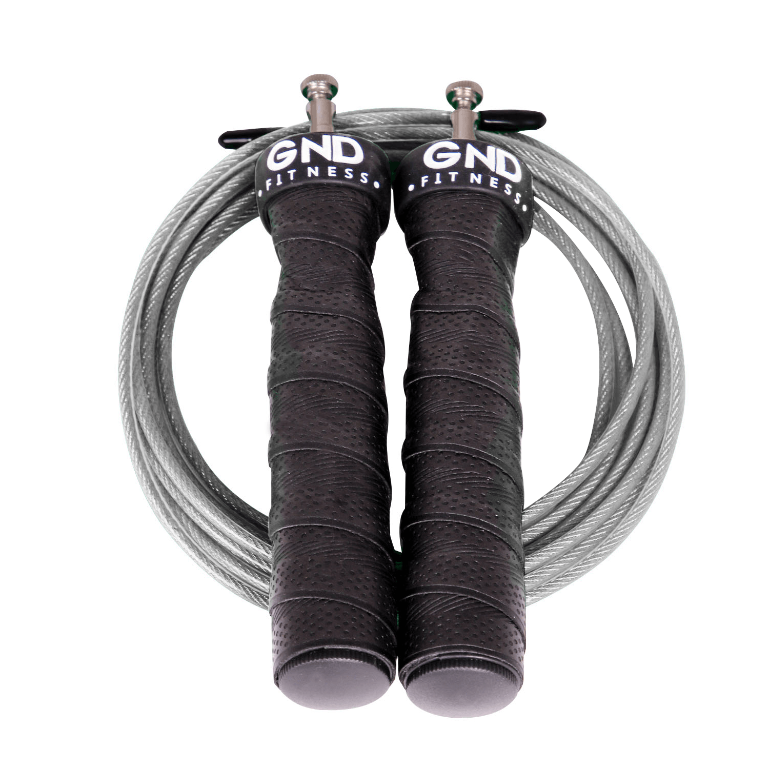 GND SR Speed Skipping Rope // Single Ball Bearing // Silver - SR Skipping Rope- GND Fitness