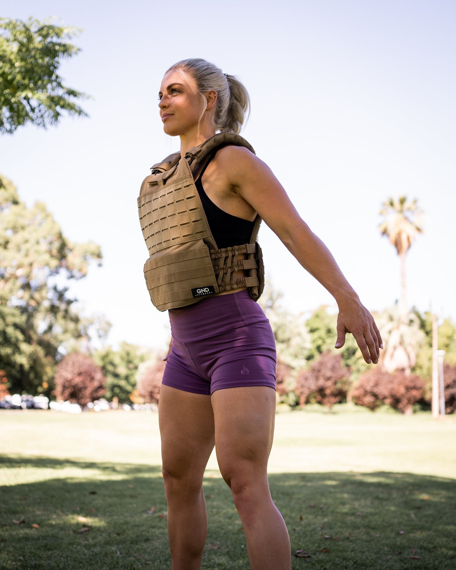GND Weight Vest // Tan - Weighted Vest- GND Fitness