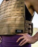 GND Weight Vest // Tan - Weighted Vest- GND Fitness