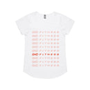 GND Women's Repeater Tee // White - Apparel- GND Fitness