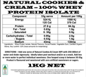 GND WPI Protein 1kg // Cookie's & Cream - 4