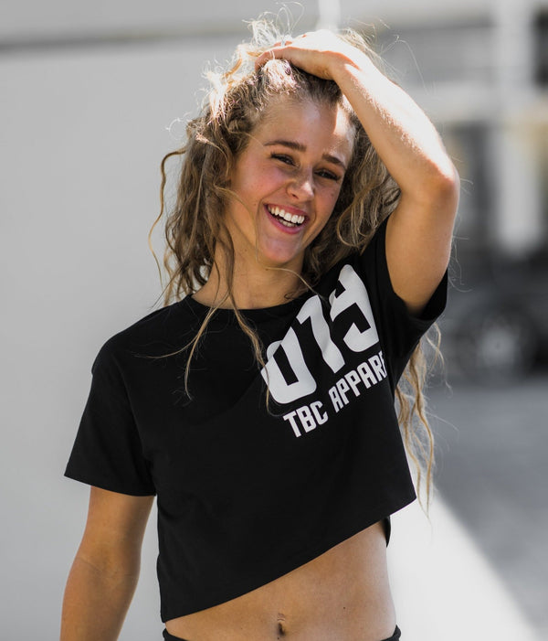 TBC Crop Tee // Black - 1