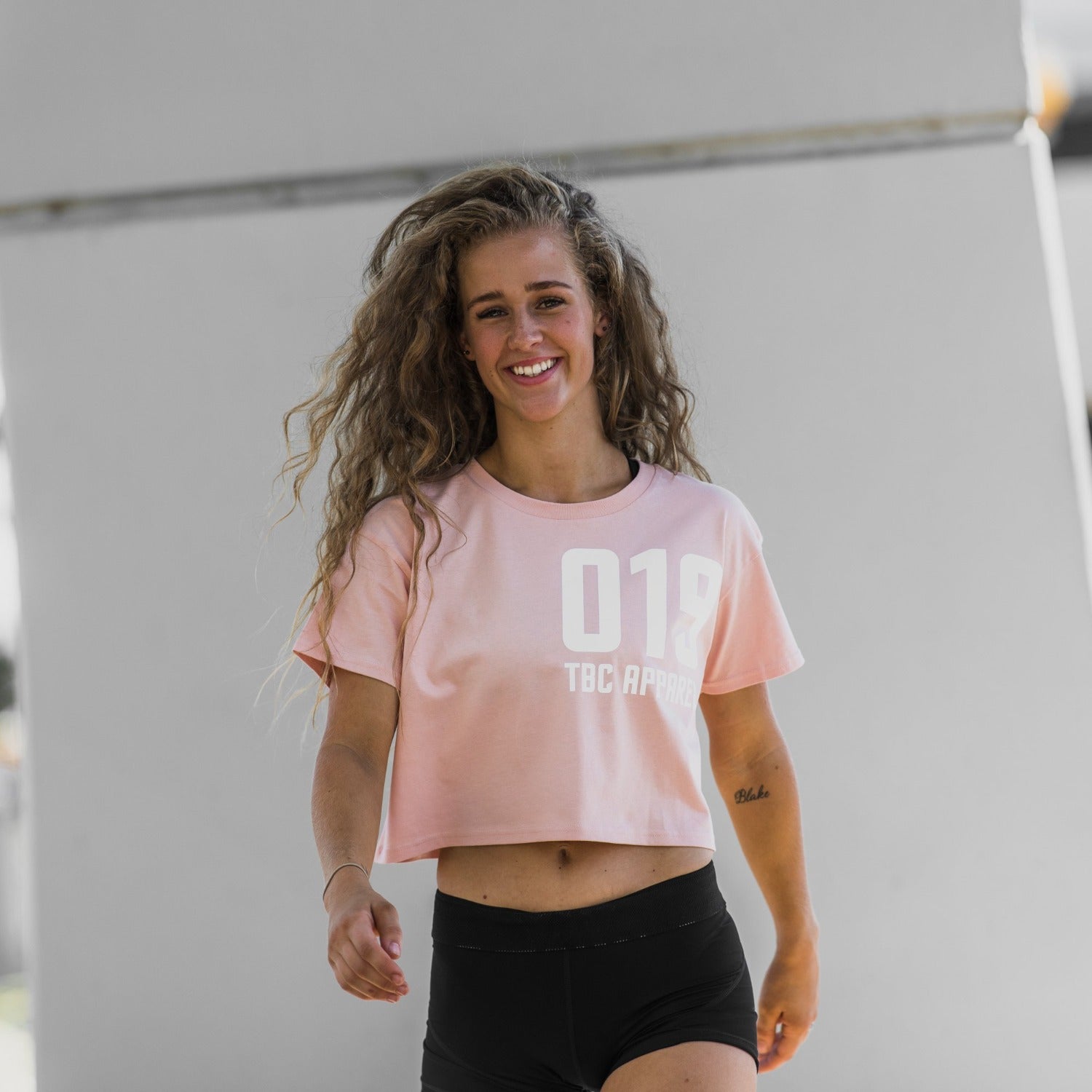 TBC Crop Tee // Pink - Apparel- GND Fitness