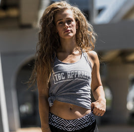 TBC Racerback Singlet // Grey - Apparel- GND Fitness