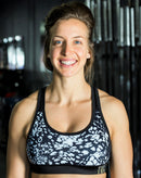 TBC Racerback Sports Bra – Black & Gold - Apparel- GND Fitness