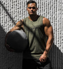 TBC Unisex Muscle Tank // Army Green - Apparel- GND Fitness