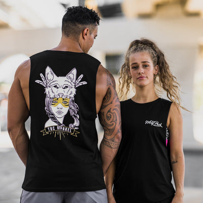 TBC Unisex Muscle Tank // Black Wolf Pack - Apparel- GND Fitness