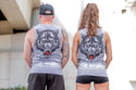 TBC Unisex Muscle Tank // Grey Wolf Pack - 2