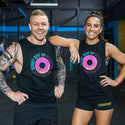 Unisex Muscle Tank // Donut Give Up - 1